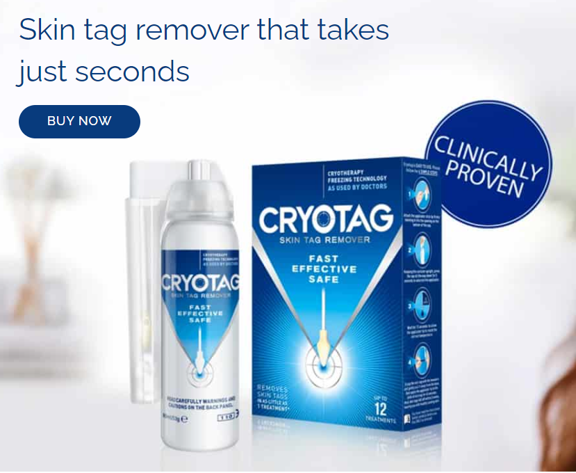 official website of Cryotag Skin Tag Remover