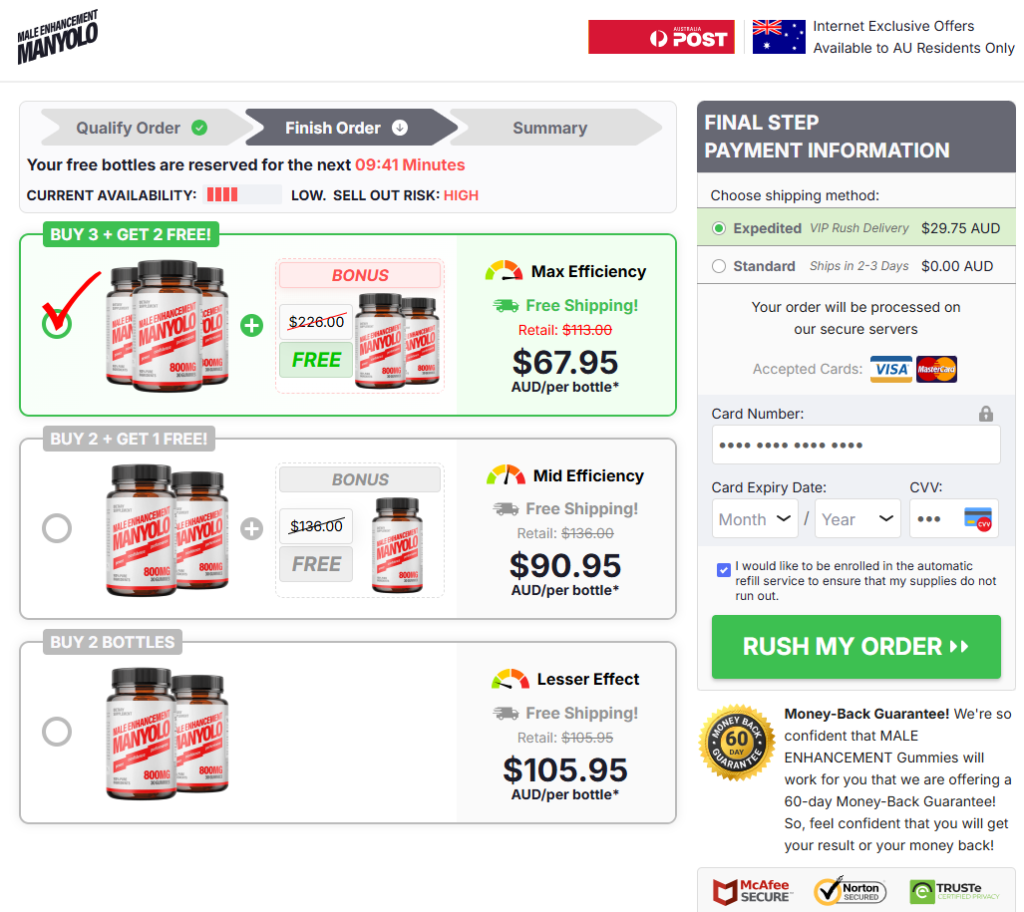 Manyolo Manyolo Gummies Australia-AU: Reviews, Official Website, Buy