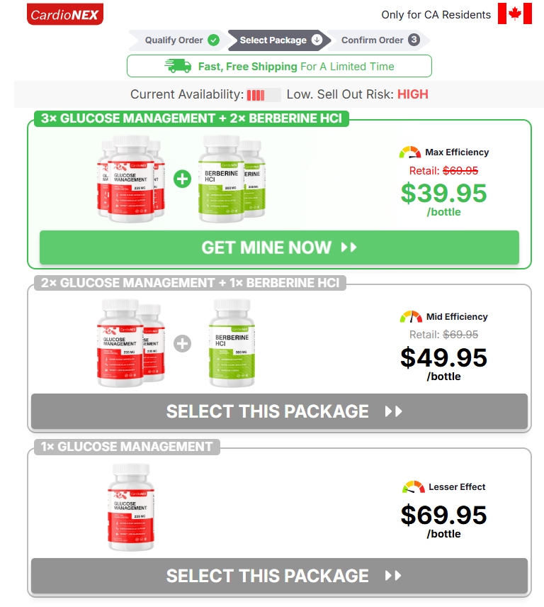 CardioNEX CANADA price