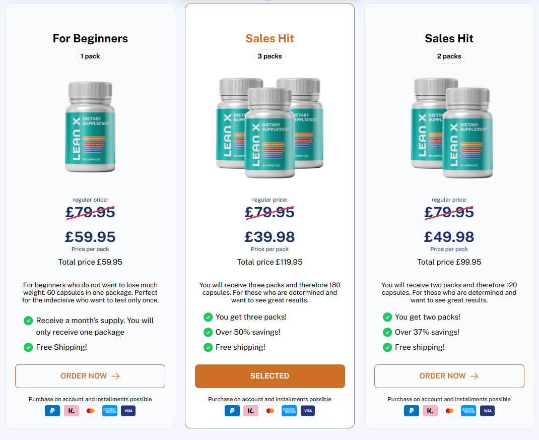 Lean X Diet UK Price 