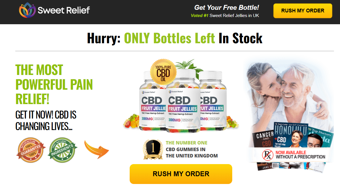 Sweet Relief CBD Fruit Jellies UK reviews
