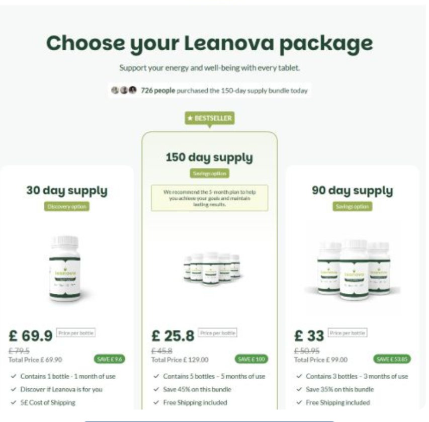 Leanova Diet UK,IE