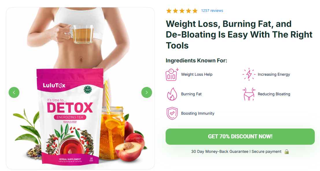 Lulutox Detox Tea Australia
