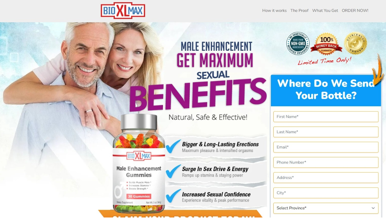 BioXL Max ME Gummies ZA