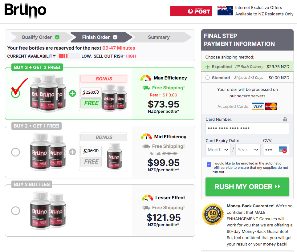 Bruno ME Capsules New Zealand price