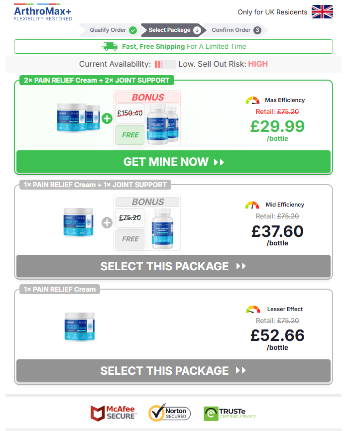 ArthroMax+ Cream UK price