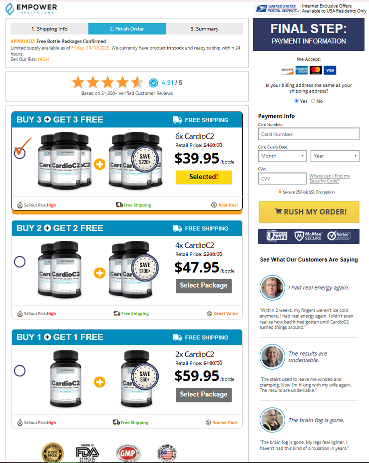 CardioC2 Heart Health price in Canada