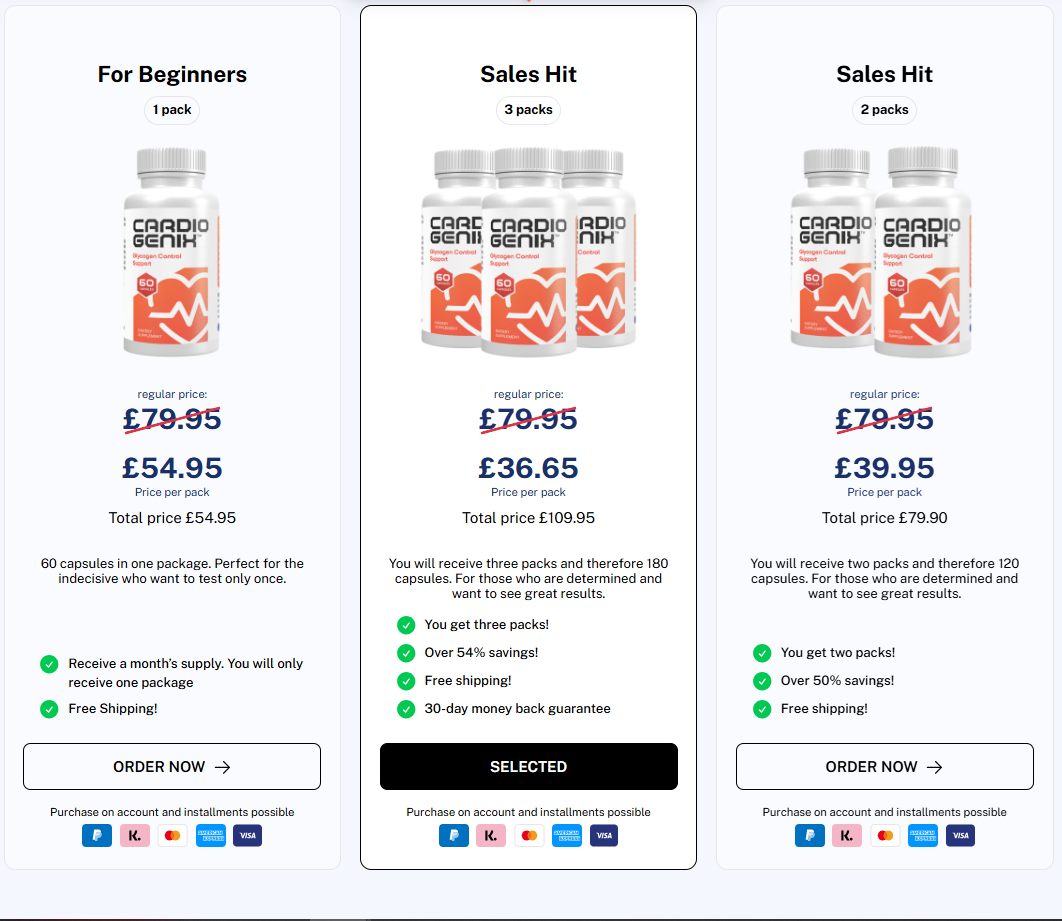 Cardio Genix Glycogen Control UK price
