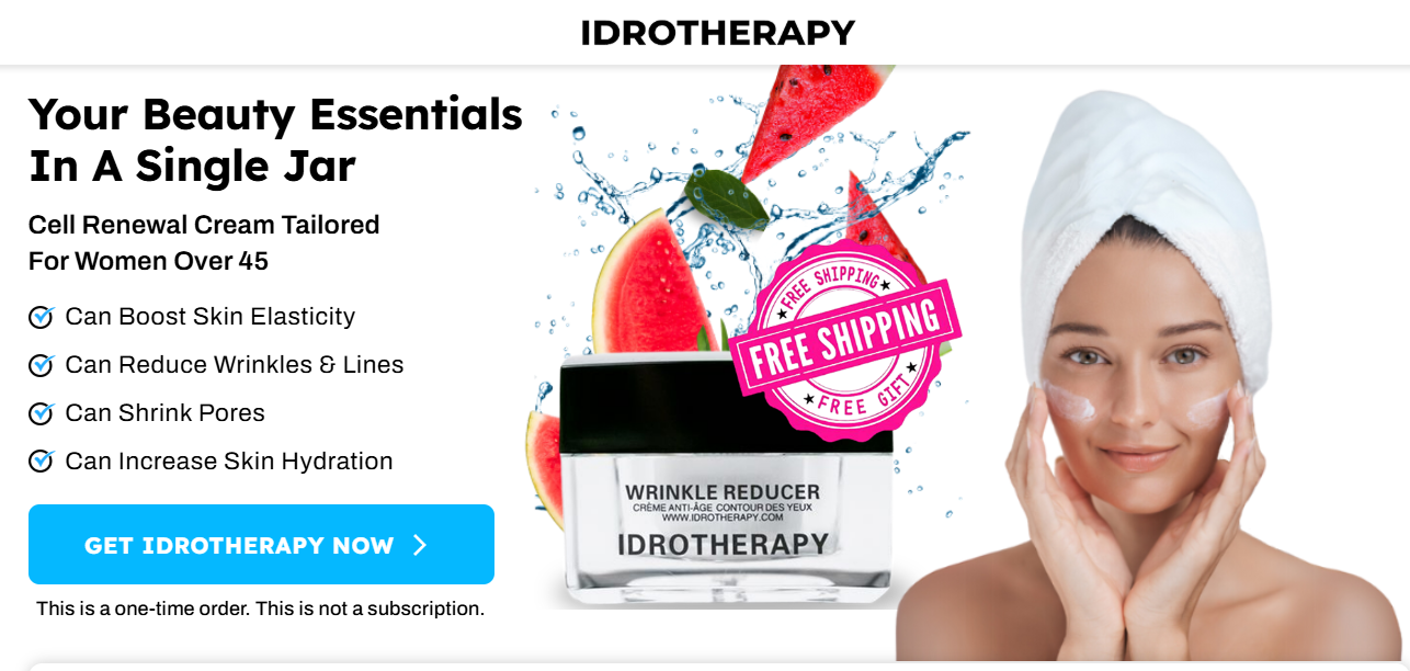 Idrotherapy Anti Aging Cream Australia