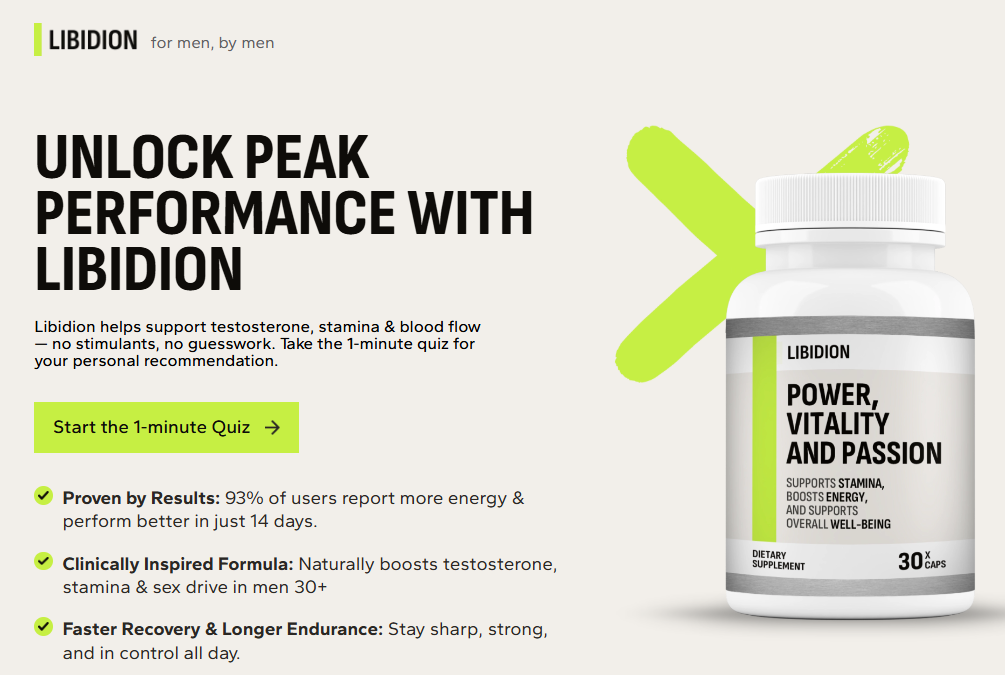 Libidion Male Enhancement Capsules UK