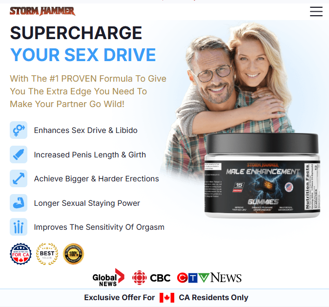 Storm Hammer ME Gummies CA