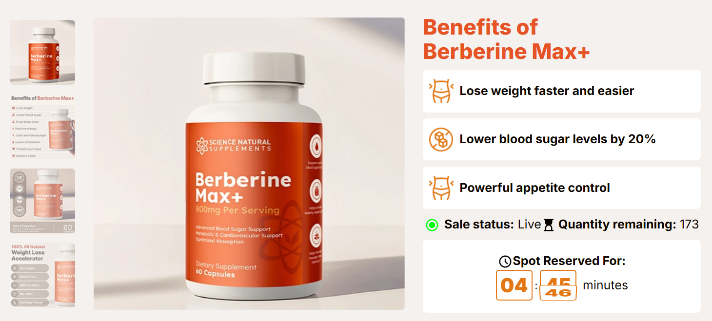 Berberine Max Plus Reviews