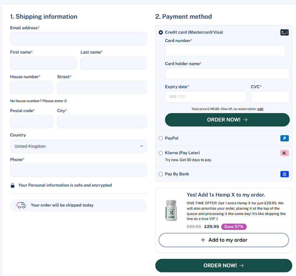 Hemp X CBD Capsules IE