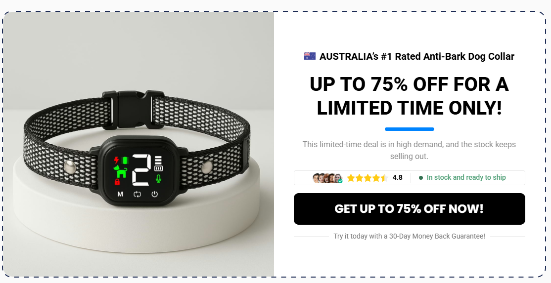 NooBark Anti-Bark Collar AU