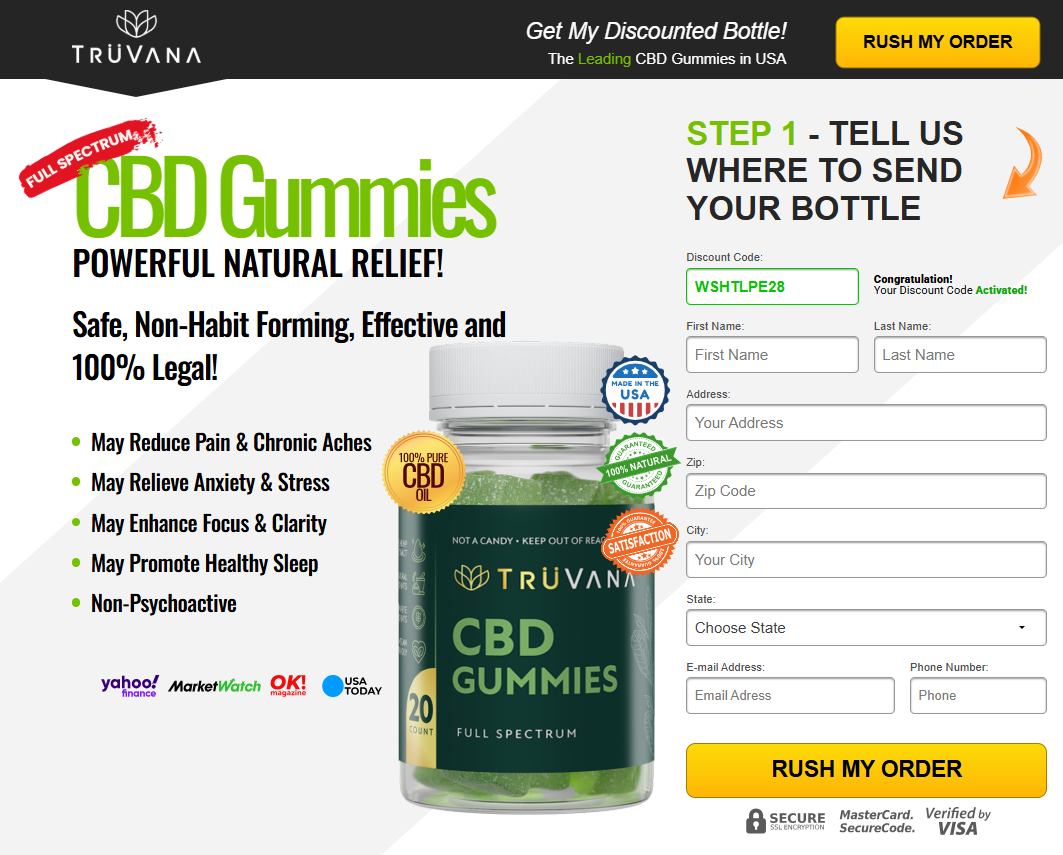 official website of TruVana CBD Gummies
