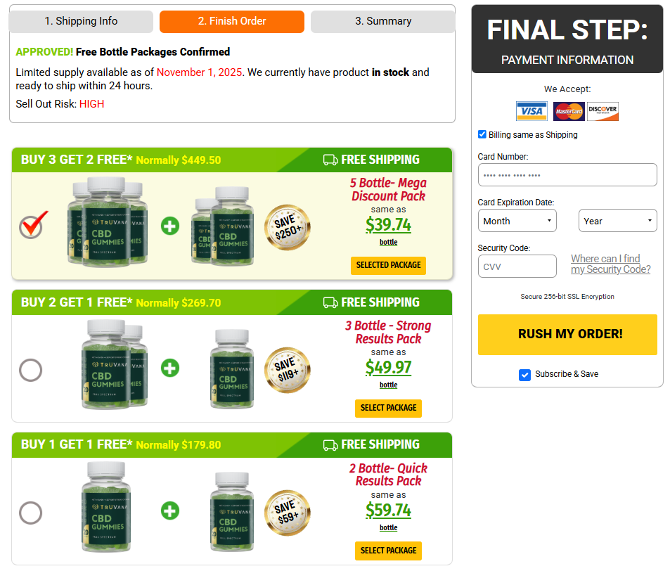 TruVana CBD Gummies price Reviews