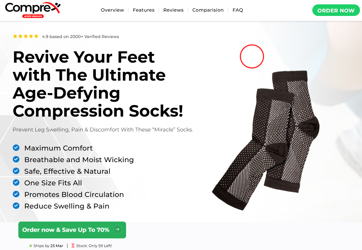 Comprex 1 Comprex Ankle Sleeves Australia – Ankle Support, Stability & Buy