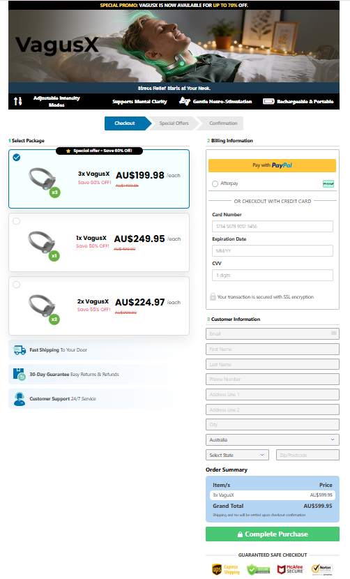 VagusX Australia 4 VagusX Australia bundle price
